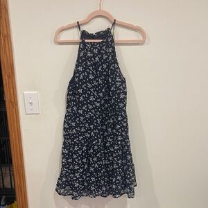 Trixxi Black and White Floral Mini Dress